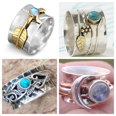 Stone Spinner Rings
